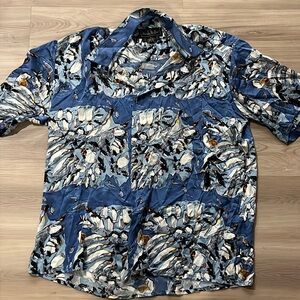 Vintage 1993 Nicole Miller 100%silk shirt
